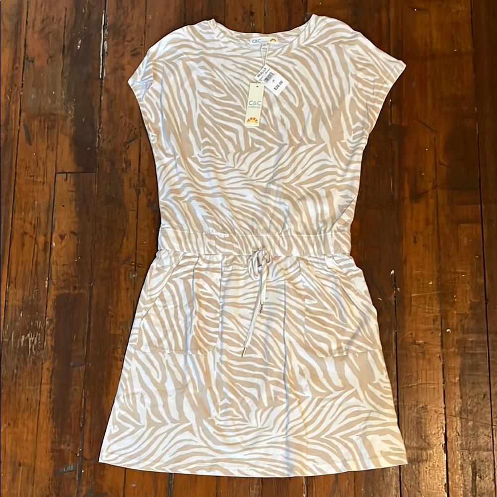 C&C California Zebra Print Dress